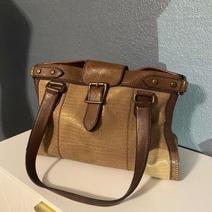 Fossil Rose Gold Vintage Reissue Bag